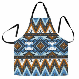 gb nat00613 retro colors tribal seamless apron