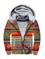 gb nat00619 pattern color native 3d fleece hoodie