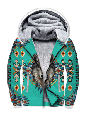 gb nat00635 turquoise tribe wolf 3d fleece hoodie 1