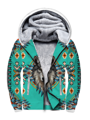 gb nat00635 turquoise tribe wolf 3d fleece hoodie