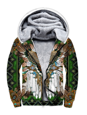 gb nat00638 mandala owl native 3d fleece hoodie 1