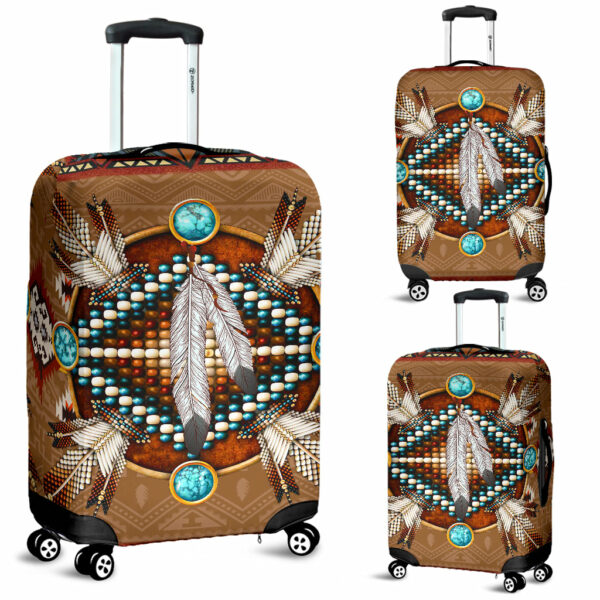 gb nat00640 ribe design native american luggage covers