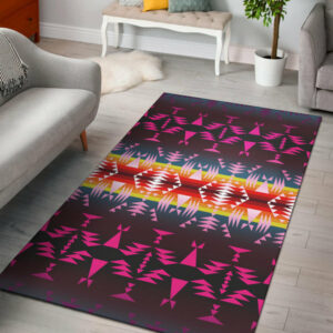 gb nat00653 pattern purple native area rug 1