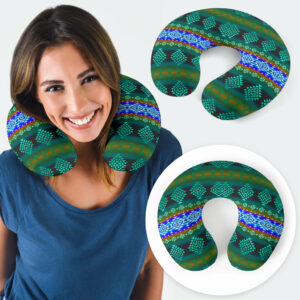 gb nat00680 02 pattern blue native u shaped travel pillow