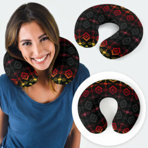 gb nat00684 pattern native u shaped travel pillow 1