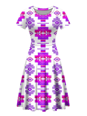 gb nat00720 01 native tribes pattern round neck dress