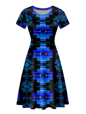 gb nat00720 02 native tribes pattern round neck dress