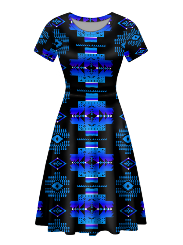 gb nat00720 02 native tribes pattern round neck dress