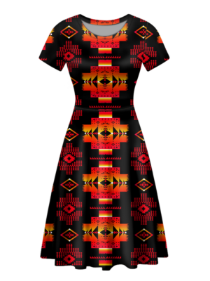 gb nat00720 03 native tribes pattern round neck dress