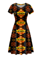 gb nat00720 06 native tribes pattern round neck dress