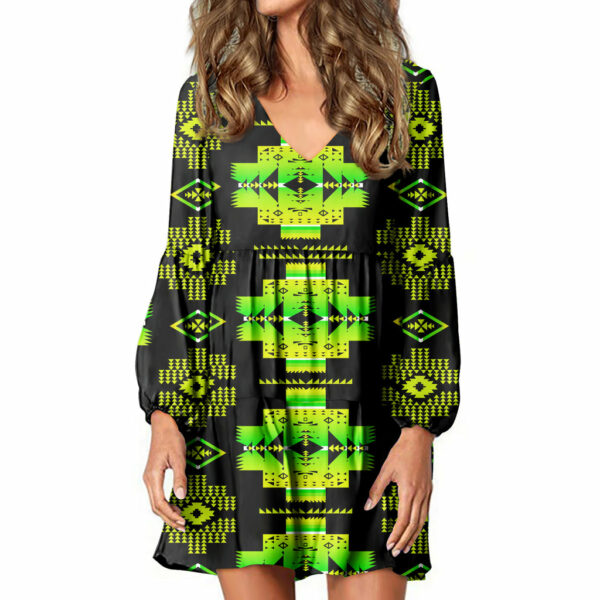 gb nat00720 07 native tribes pattern native american swing dress