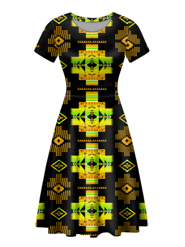 gb nat00720 08 native tribes pattern round neck dress