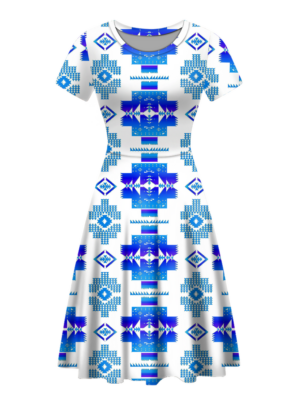 gb nat00720 11 native tribes pattern round neck dress