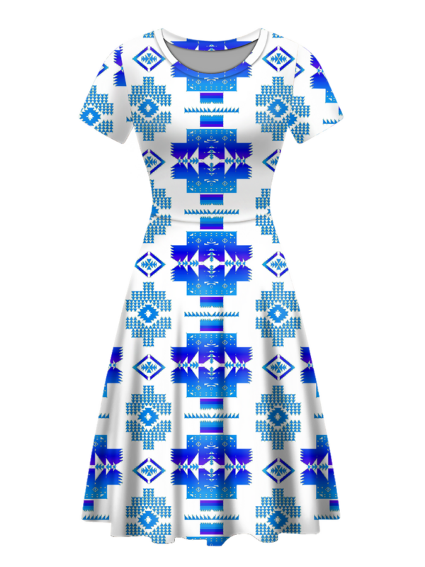 gb nat00720 11 native tribes pattern round neck dress