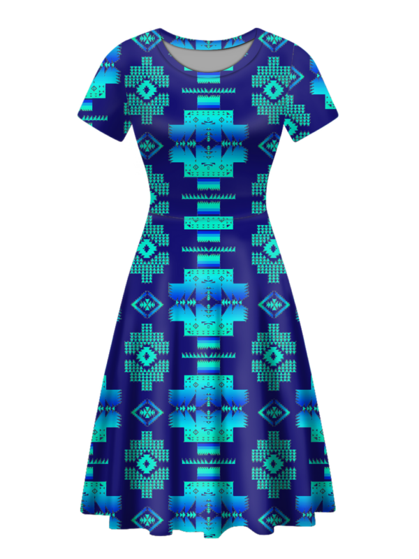 gb nat00720 12 native tribes pattern round neck dress