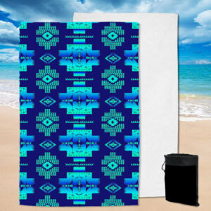 gb nat00720 12 pattern native pool beach towel
