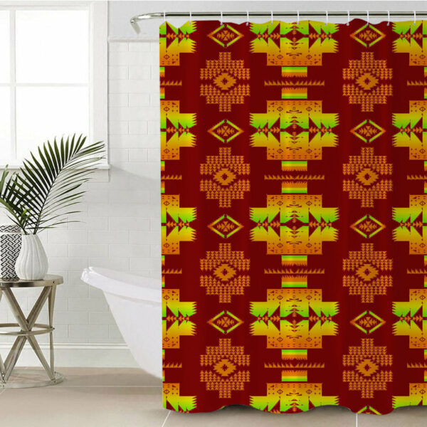 gb nat00720 16 native pattern shower curtain