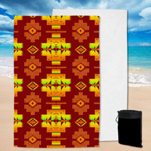 gb nat00720 16 pattern native pool beach towel