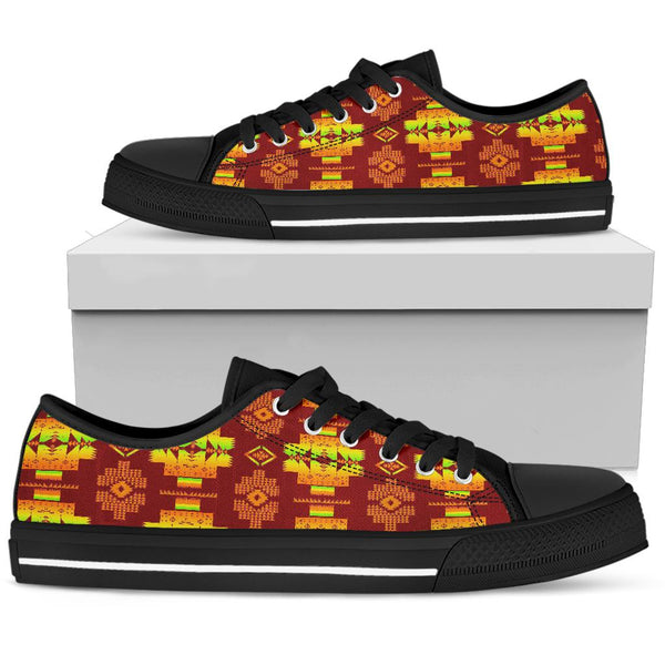 gb nat00720 16 tribes pattern native american low top canvas shoe 1