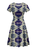 gb nat00720 17 native tribes pattern round neck dress