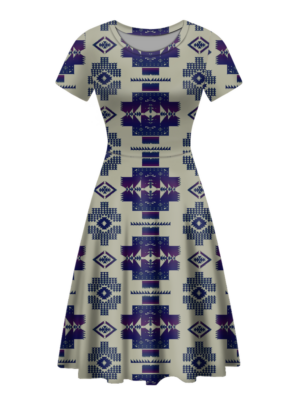 gb nat00720 17 native tribes pattern round neck dress