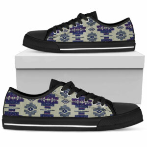 gb nat00720 17 tribes pattern native american low top canvas shoe