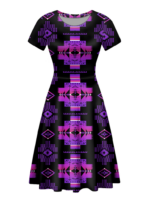 gb nat00720 native tribes pattern round neck dress