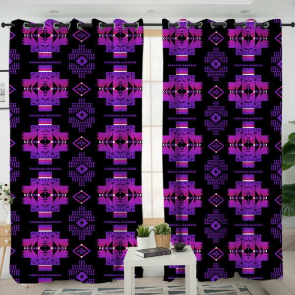 gb nat00720 pattern native american living room curtain
