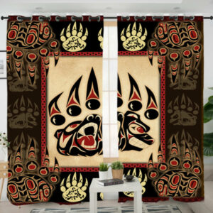 gb nat00733 pattern native american living room curtain 1