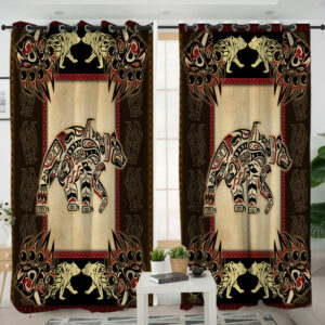 gb nat00735 pattern native american living room curtain