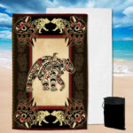 gb nat00735 pattern native pool beach towel