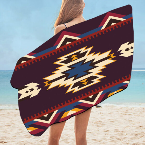 gb nat00736 bath towel native americant