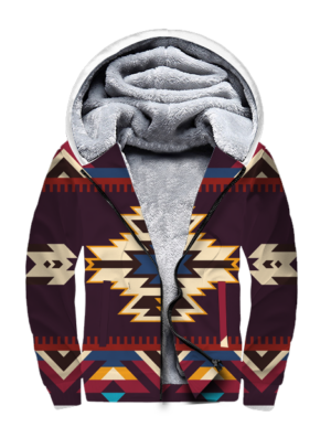 gb nat00736 pattern native 3d fleece hoodie