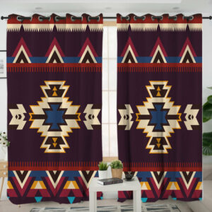 gb nat00736 pattern native american living room curtain