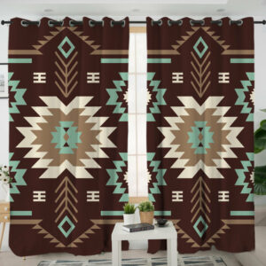 gb nat00737 pattern native american living room curtain