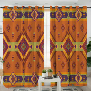 gb nat00738 pattern native american living room curtain 1