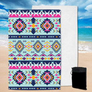 gb nat00741 pattern native pool beach towel