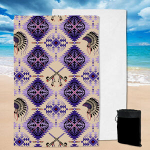 gb nat00744 pattern native pool beach towel