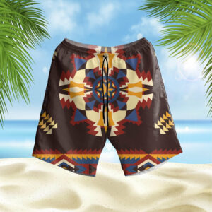 gb nat00752 pattern native hawaiian shorts