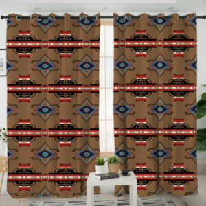 gb nat00766 pattern native american living room curtain