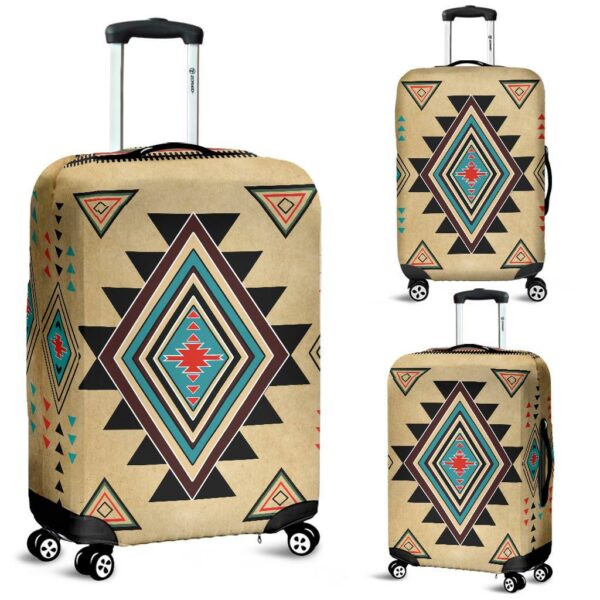 geometric southwest native american pride luggage covers