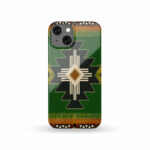 indigenous design green native american phone case gb nat0001 pcas01