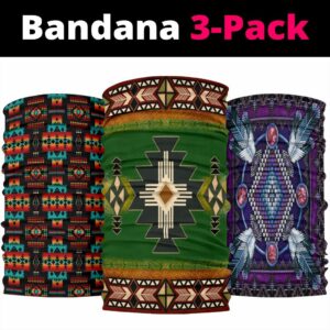 indigenous native american bandana 3 pack