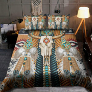 inspired apache pattern native american bedding set 1