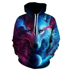 light and dark meet wolf 3d native american hoodies no link