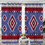 lvr0019 pattern native american living room curtain