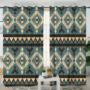 lvr0025 pattern native american living room curtain