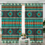 lvr0034 pattern native american living room curtain