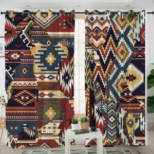 lvr0036 pattern native american living room curtain