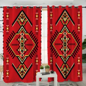 lvr0043 pattern native american living room curtain